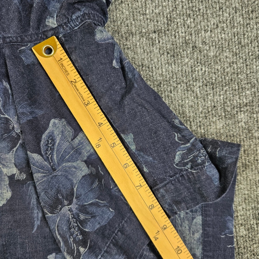 Polo Ralph Lauren Floral Shorts Mens 35 Classic Fit Hibiscus Blue Coastal Preppy - Picture 6 of 8